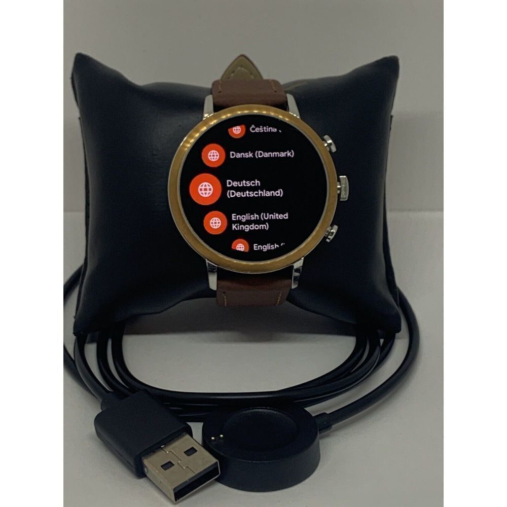 Fossil Gen 4 Authentic Digital Dial Smart Watch Custom Band FTW6016 QT485